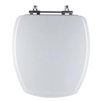 Tampa Vaso Sanitário Madeira Laqueada Thema Branco para bacia Incepa Tampa Vaso Sanitário Madeira Laqueada Thema Branco para bacia Incepa