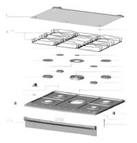 Tampa Vidro Fogão 2 Fornos Electrolux Fe5dc A23287403 Orig.