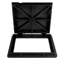 Tampão Articulado Preto Reforçado 60 x 60 cm - 1646 - ESTRELA Tampão Articulado Preto Reforçado 60 x 60 cm - 1646 - ESTRELA