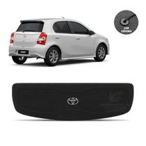 Tampao bagagito toyota etios 2013 a 2017 grafite porta malas