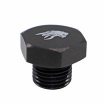 Tampão de Alumínio 6AN Macho Preto - Cód.9450