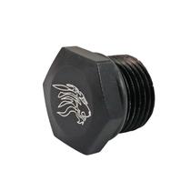 Tampão de Alumínio 8AN Macho Preto - Cód.7476