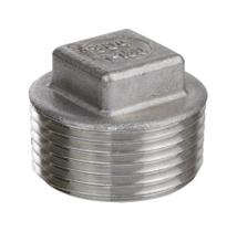 Tampão de cabeça quadrada Smith Cooper em aço inoxidável 1,5 cm Tampão de cabeça quadrada Smith Cooper em aço inoxidável 1,5 cm