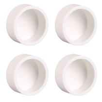 Tampão de extremidade de tubo de PVC YTFSA de PVC branco de 3 polegadas Schedule 40