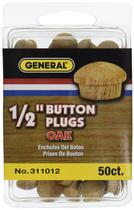 Tampão de Madeira Carvalho General Tools 311012 Pacote com 50 Unidades 1,3 cm Tampão de Madeira Carvalho General Tools 311012 Pacote com 50 Unidades 1,3 cm