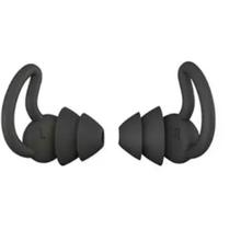 Tampão De Ouvido Protetor Abafador Auditivo Dormir Preto