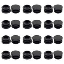 Tampão de plástico redondo Suiwotin 19 mm (3/4 polegadas) para tubos (24 unidades) Tampão de plástico redondo Suiwotin 19 mm (3/4 polegadas) para tubos (24 unidades)