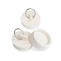 Tampão de ralo de borracha Phivan, kit com 3 unidades, 1,5 polegada, branco Tampão de ralo de borracha Phivan, kit com 3 unidades, 1,5 polegada, branco