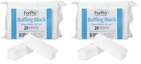 Tampão de unhas para Pro Super White Buffing Block 120 Grit (20x2) Tampão de unhas para Pro Super White Buffing Block 120 Grit (20x2)
