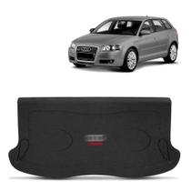 Tampão do Porta Malas Audi A3 1997 a 2010 Grafite Bagagito Com Furo 6x9