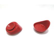 Tampão Para Olhos Infantil Silicone Lavável Vermelho