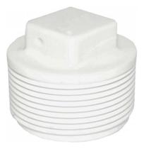 Tampao Plug Roscavel 1 Polegada Pvc Branco Plastilit