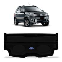 Tampão Porta Malas Ecosport 2003 a 2012 Preto Furos Alto Falante 6x9 Bagagito Articulado