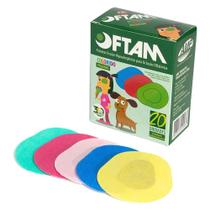 Tampao Protetor Ocular Infantil (pequeno) Com 20un Colorido Oftam Tampao Protetor Ocular Infantil (pequeno) Com 20un Colorido Oftam