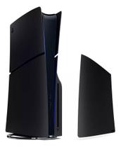 Tampas Capa Carcasa PS 5 Slim Midnight Black Preta Original Sony