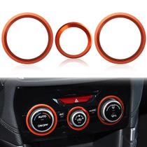 Tampas de anel externo do botão de controle climático AC para Forester/Crosstrek/Impreza