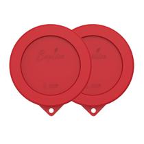 Tampas de armazenamento de silicone, pacote com 2 tampas para Anchor Hocking e Pyrex Tampas de armazenamento de silicone, pacote com 2 tampas para Anchor Hocking e Pyrex