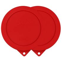Tampas de armazenamento de silicone para anchor hocking e pirex