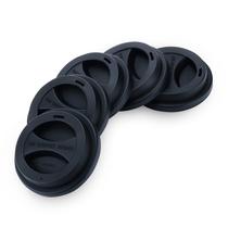Tampas de caneca de café de silicone KSENDALO Thicker Eco Reutilizáveis, 5 unidades Tampas de caneca de café de silicone KSENDALO Thicker Eco Reutilizáveis, 5 unidades