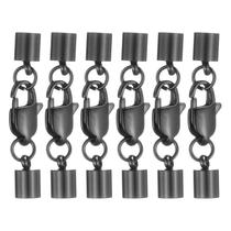 Tampas de cordão com fechos de garra de lagosta para fabricação de joias Tampas de cordão com fechos de garra de lagosta para fabricação de joias