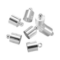 Tampas De Extremidade Para Cordão De Couro, 20-50 Peças, Materiais Para Fazer Joias DIY