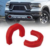 Tampas de ganchos de reboque e tampa de engate para RAM 1500 2019-2025Vermelha