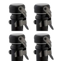 Tampas de garrafas WOTOR, silicone, silicone, à prova de vazamentos, pacote com 4 Tampas de garrafas WOTOR, silicone, silicone, à prova de vazamentos, pacote com 4