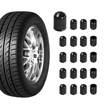 Tampas de haste de válvula de pneu Ziciner Plastic Car Tyre 20 peças pretas