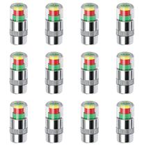 Tampas de haste de válvula para monitor de pressão de pneu LANCESKEY 12 unidades Tampas de haste de válvula para monitor de pressão de pneu LANCESKEY 12 unidades