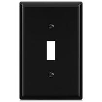 Tampas de interruptor de alavanca ELEGRP 1-Gang, tamanho médio, preto brilhante Tampas de interruptor de alavanca ELEGRP 1-Gang, tamanho médio, preto brilhante
