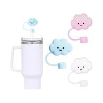 Tampas De Palha Em Forma De Nuvem 10mm 3pcs Protetores À Prova De Poeira Para Copos Stanley De 40 Oz