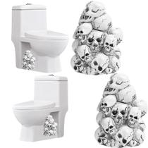 Tampas de parafusos de banheiro, pacote com 2 pacotes de resina decorativa para pilhas de caveiras Tampas de parafusos de banheiro, pacote com 2 pacotes de resina decorativa para pilhas de caveiras