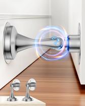 Tampas de porta HELEMAN Magnetic Door Catch, pacote com 2 unidades em aço inoxidável