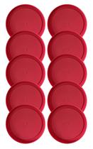 Tampas de reposição MRX Solutions redondas de 5" para Pyrex, pacote com 4 Tampas de reposição MRX Solutions redondas de 5" para Pyrex, pacote com 4