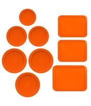 Tampas de reposição para recipientes de armazenamento de alimentos em vidro Pyrex Tampas de reposição para recipientes de armazenamento de alimentos em vidro Pyrex