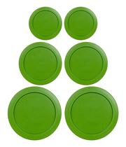 Tampas de reposição para recipientes Pyrex de 2/4/7 xícaras (verdes) (6 unidades) Tampas de reposição para recipientes Pyrex de 2/4/7 xícaras (verdes) (6 unidades)