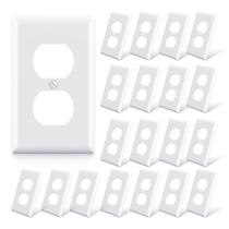 Tampas de saída: Receptáculo duplex ELEGRP, placas de parede de 1 gangue