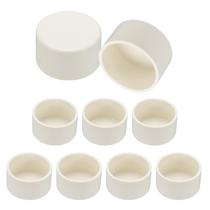 Tampas de tubo de PVC PATIKIL 2 x 1,1 polegadas, pacote com 9 unidades, brancas Tampas de tubo de PVC PATIKIL 2 x 1,1 polegadas, pacote com 9 unidades, brancas