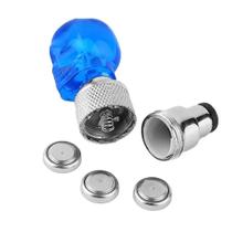 Tampas de válvula de pneu de bicicleta tampa de válvula em forma de crânio lâmpada de pneu de roda leve led compatível com acessórios de bicicleta Tampas de válvula de pneu de bicicleta tampa de válvula em forma de crânio lâmpada de pneu de roda leve led compatível com acessórios de bicicleta