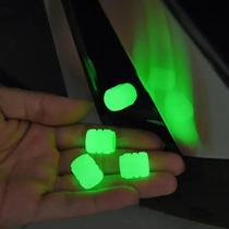 Tampas De Válvula De Pneus Fluorescentes Luminosas 4 Peças Capas De Segurança Para Carros Caminhões Tampas De Válvula De Pneus Fluorescentes Luminosas 4 Peças Capas De Segurança Para Carros Caminhões