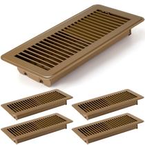 Tampas de ventilação de piso Retisee 4x12 polegadas Metal Heat Vent Brown Tampas de ventilação de piso Retisee 4x12 polegadas Metal Heat Vent Brown