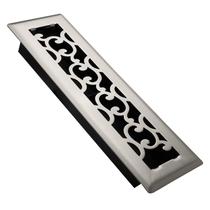 Tampas de ventilação de piso SANYCASA 2x10 cm Savannah Steel Satin Nickel Tampas de ventilação de piso SANYCASA 2x10 cm Savannah Steel Satin Nickel