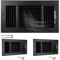 Tampas de ventilação de teto Wesiti, 2 peças de 30 x 15 cm para sistema HVAC Tampas de ventilação de teto Wesiti, 2 peças de 30 x 15 cm para sistema HVAC