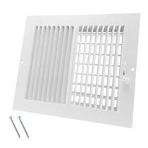 Tampas de ventilação Howeall, abertura de duto de 10 x 8 polegadas, aço branco