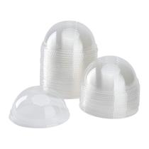 Tampas Dome Karat C-KDL626U 9,8 cm PET com Furo Caixa com 1000