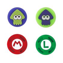 Tampas Joycon Thumb Grip YEKILO para Switch Lite/OLED, 2 pares