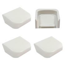 Tampas para dobradiças de assento sanitário FIXECOZ K-1109092-0 brancas, 4 peças