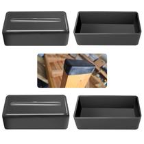 Tampas para Extremidade de Poste de Madeira SHUJUKU 4 Peças 3,5 x 1,5 x 0,9 cm Preto Tampas para Extremidade de Poste de Madeira SHUJUKU 4 Peças 3,5 x 1,5 x 0,9 cm Preto