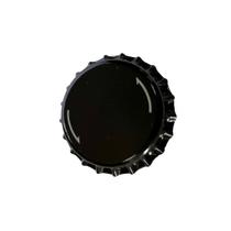 Tampas para garrafa 26mm TWIST OFF - Pack c/ 100 Borda Preta