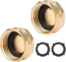 Tampas para Mangueira Sanpaint 3/4" Fêmea de Latão Kit com 2 Peças